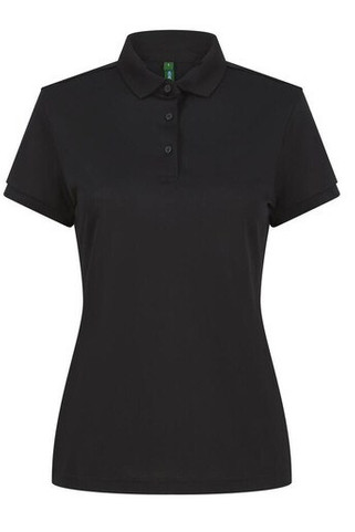 HENBURY HY466 - LADIES RECYCLED POLYESTER POLO SHIRT