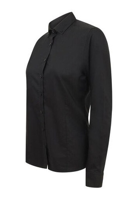 HENBURY HY513R - LADIES’ MODERN L/S OXFORD SHIRT – REGULAR FIT