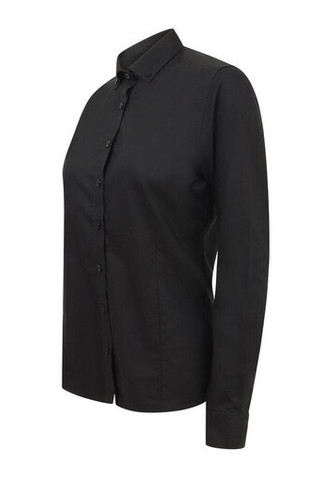 Henbury HY513R - DAMER MODERNE L/S OXFORD SKJORTE – REGULAR FIT