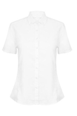 HENBURY HY518R - LADIES’ MODERN S/S OXFORD SHIRT – REGULAR FIT