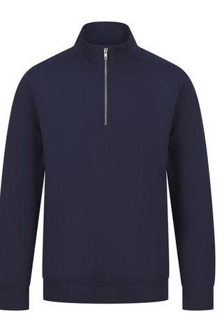 HENBURY HY842 - UNISEX SUSTAINABLE 1/4 ZIP SWEATSHIRT