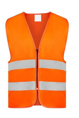 KORNTEX KX225 - SAFETY VEST WITH ZIPPER COLOGNE