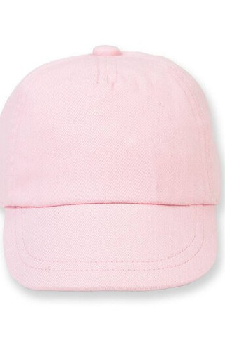 Larkwood LW090 - Soft Cotton Baby Cap with Elastic Back