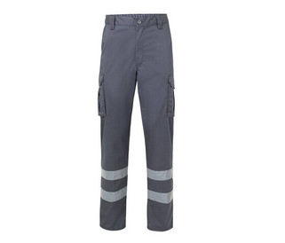 VELILLA V3014S - MULTI-POCKET STRETCH PANTS WITH REFLECTIVE STRIPES