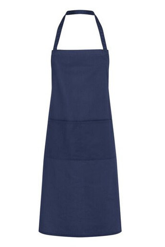 KARLOWSKY KYLS7 - Tablier à bavette en polycoton avec poche