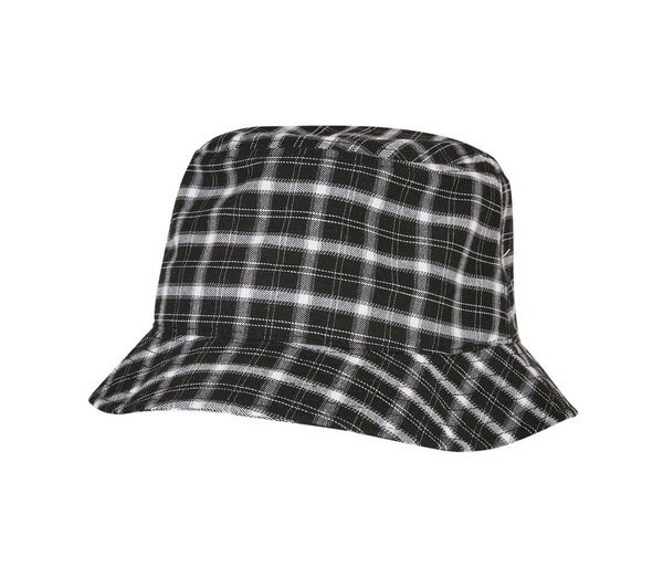 FLEXFIT F5003C - Trendy Checkered Polyester Bucket Hat