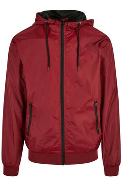 BUILD YOUR BRAND BY016 - Veste Coupe-Vent Élégante et Fonctionnelle pour Hommes
