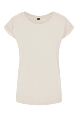BUILD YOUR BRAND BY021 - T-shirt Femme Élégance Coton Léger