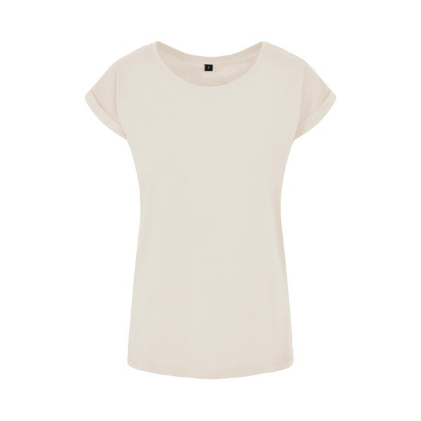 Build Your Brand BY021 - Dámské Tričko s Krátkými Rukávy a Dlouhým Střihem