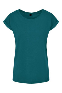 BUILD YOUR BRAND BY021 - T-shirt Femme Élégance Coton Léger
