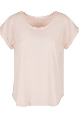Build Your Brand BY036 - T-Shirt mit langem Rücken für Frauen
