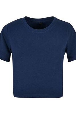Build Your Brand BY042 - Trendy Women's Cropped T-Shirt with Comfort Fit