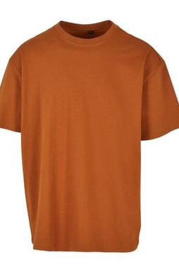 Build Your Brand BY102 - T-Shirt Oversize Uomo in Cotone Senza Etichetta