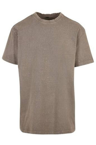 Build Your Brand BY189 - SYREVASKET HEAVY OVERSIZE TEE