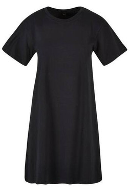 BUILD YOUR BRAND BY214 - Sporty Feminine A-Line Cotton Tee Dress