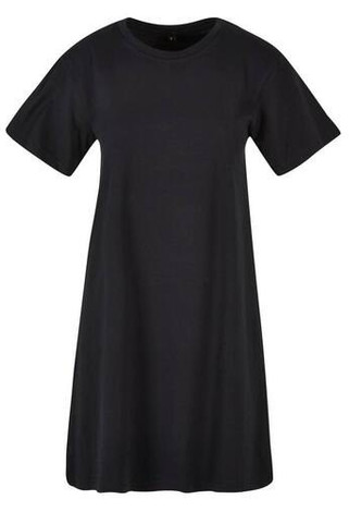 BUILD YOUR BRAND BY214 - Sporty Feminine A-Line Cotton Tee Dress