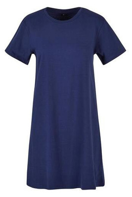 BUILD YOUR BRAND BY214 - Robe T-shirt Féminine Sportive en Coton Jersey