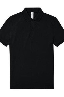 B&C BCU424 - Short-sleeved fine piqué poloshirt