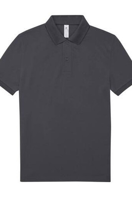 B&C BCU424 - Short-sleeved fine piqué poloshirt