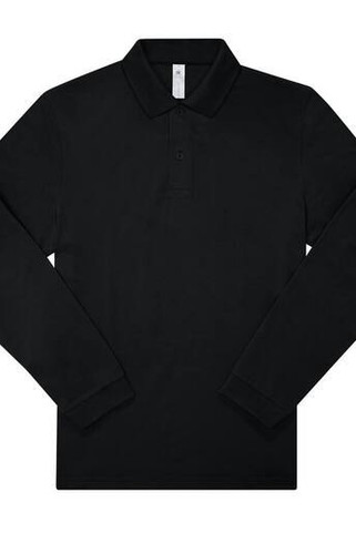 B&C BCU425 - Langermet fin piqué poloshirt