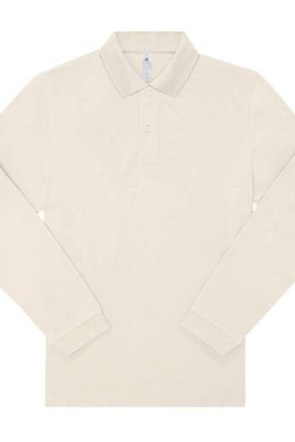 B&C BCU425 - Long-sleeved fine piqué poloshirt