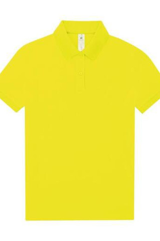 B&C BCW461 - Polo Femme Élégant en Coton Pré-Rétréci