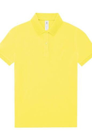 B&C BCW461 - Polo Femme Élégant en Coton Pré-Rétréci