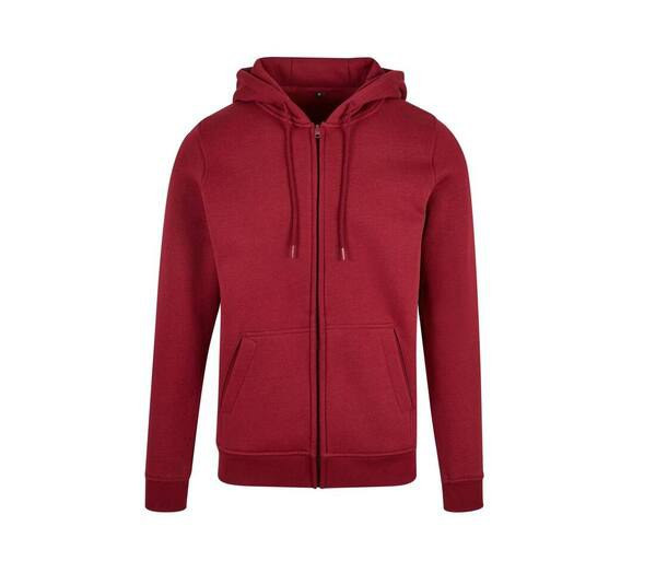 Build Your Brand BY012 - Felpa pesante con cappuccio e con zip