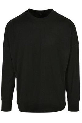 Build Your Brand BY198 - OVERSIZED SNIT OP MOUW LONGSLEEVE