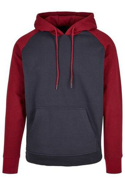 BUILD YOUR BRAND BYB005 - Sweat capuche manches et capuche contrastées