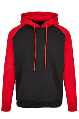 BUILD YOUR BRAND BYB005 - Sweat capuche manches et capuche contrastées