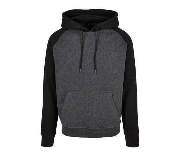 BUILD YOUR BRAND BYB005 - Classic Raglan Hoodie with Contrast Design
