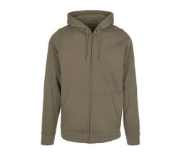 Build Your Brand BYB008 - FELPA CON CAPPUCCIO CON ZIP BASIC