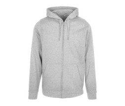 BUILD YOUR BRAND BYB008 - Classic Comfort Full Zip Hoodie with Kangaroo Pockets