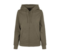 Build Your Brand BYB009 - FELPA CON CAPPUCCIO CON ZIP BASIC DA DONNA