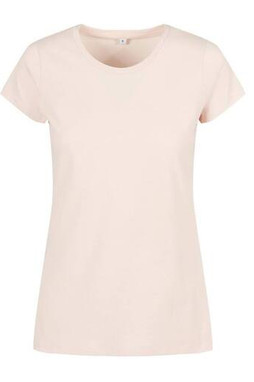 BUILD YOUR BRAND BYB012 - Damen Komfort Basic T-Shirt aus Jersey Baumwolle