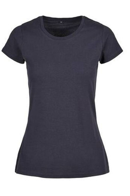 BUILD YOUR BRAND BYB012 - Camiseta Feminina Básica em Algodão