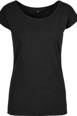 Build Your Brand BYB013 - T-SHIRT A COLLO LARGO DA DONNA