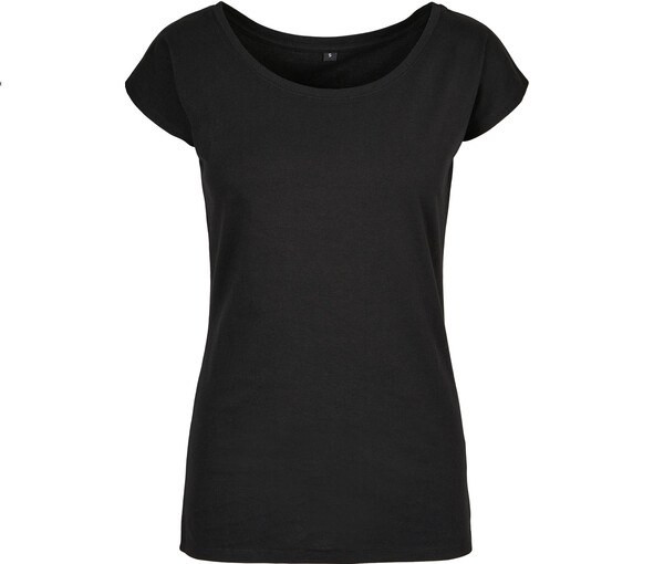 BUILD YOUR BRAND BYB013 - LADIES WIDE NECK TEE