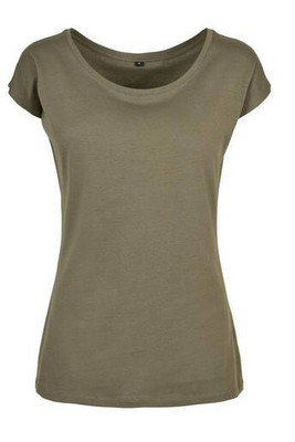 BUILD YOUR BRAND BYB013 - T-Shirt mit weitem Halsausschnitt