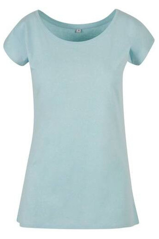 BUILD YOUR BRAND BYB013 - LADIES WIDE NECK TEE