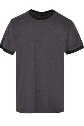 BUILD YOUR BRAND BYB022 - Classic Contrast Crew Neck Cotton Tee