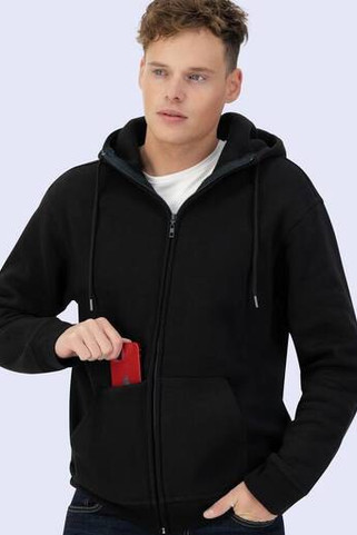 STARWORLD SW240 - ORGANIC COTTON UNISEX SWEAT JACKET