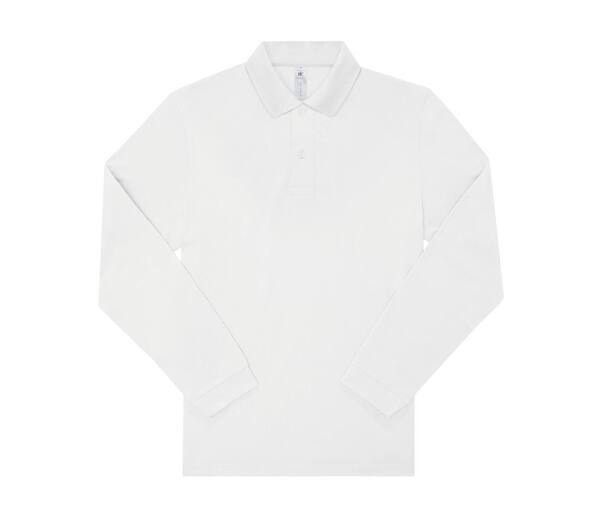 B&C BCU427 - Men's long sleeve poloshirt 210