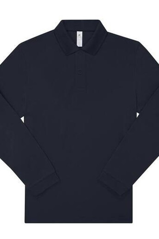 B&C BCU427 - Mens long sleeve poloshirt 210