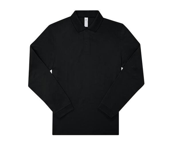 B&C BCU427 - Men's long sleeve poloshirt 210