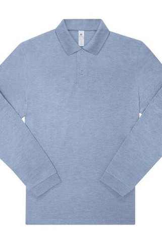 B&C BCU427 - Herenpoloshirt 210 lange mouw