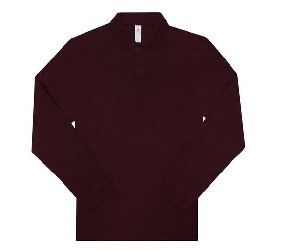 B&C BCU427 - Men's long sleeve poloshirt 210