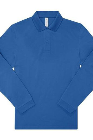 B&C BCU427 - Mens long sleeve poloshirt 210
