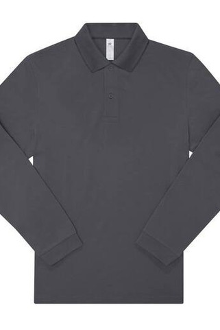 B&C BCU427 - Mens long sleeve poloshirt 210